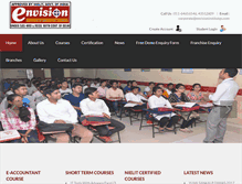 Tablet Screenshot of envisioninstitutes.com
